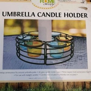 Umbrella candle holder